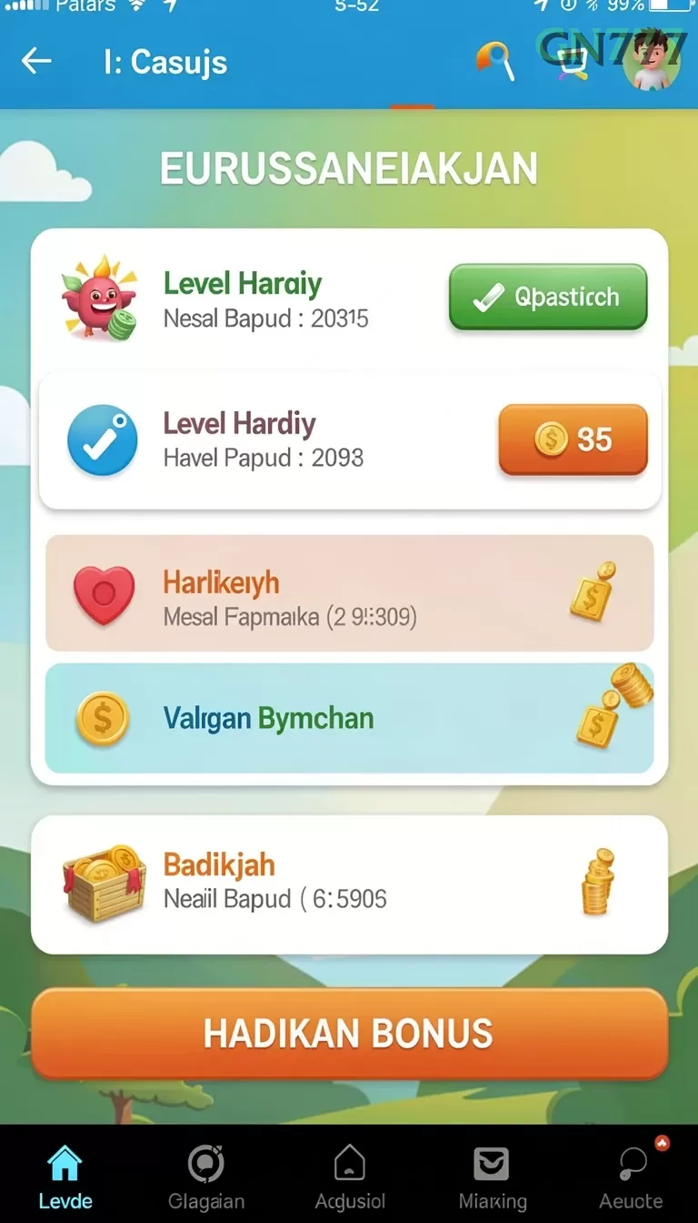 Cuplikan layar IDAGAME — halaman utama